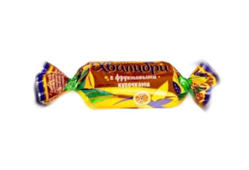 Конфета Конфета Хвалибири с фруктовыми кусочками