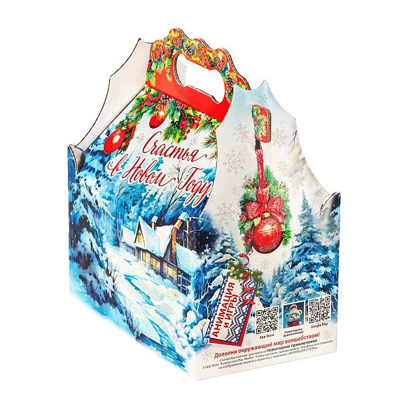 Сладкий новогодний подарок Зимний лес