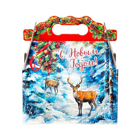 Сладкий новогодний подарок Зимний лес